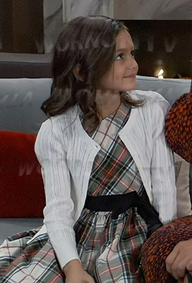 Donna’s plaid dress on General Hospital