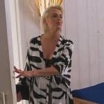 Dorinda’s zebra stripe dress on The Real Housewives Ultimate Girls Trip