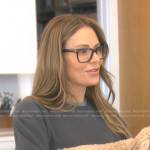 Dorit’s black cat eye eyeglasses on The Real Housewives of Beverly Hills