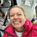 Dylan's red puffer jacket on Today