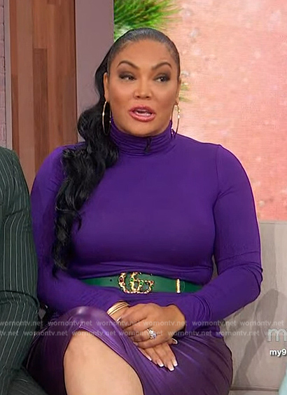 Egypt Sherrod’s green GG belt on Sherri