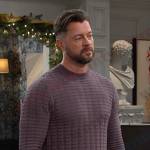 EJ DiMera’s textured sweater on Days of our Lives