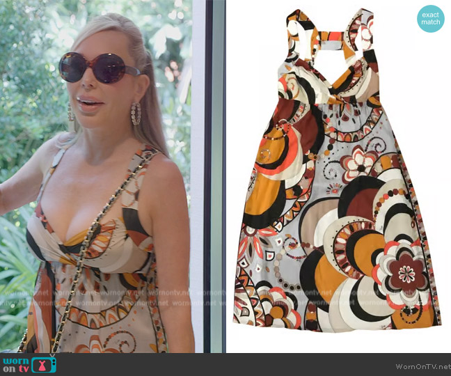 Emilio Pucci Sweetheart Dress worn by Marysol Patton (Marysol Patton) on The Real Housewives of Miami