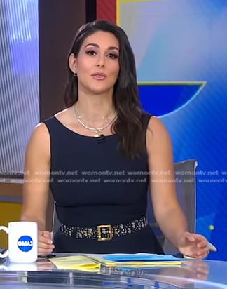 Erielle’s embroidered belt on Good Morning America