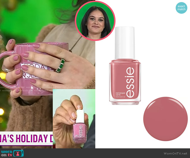 Essie Vegan Nail Polish in Eternal Optimist worn by Donna Farizan on Today