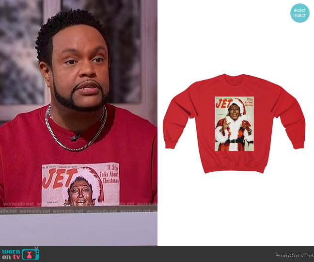 For The People Esther Rolle Black Santa Clause Sweatshirt worn by Jawn Murray on Sherri