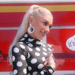 Gwen Stefani’s black polka dot hoodie on The Voice