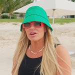 Heather’s pink sunglasses and bucket hat on The Real Housewives of Salt Lake City