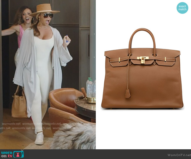 Hermes Birkin Bag worn by Gizelle Bryant on The Real Housewives of Potomac