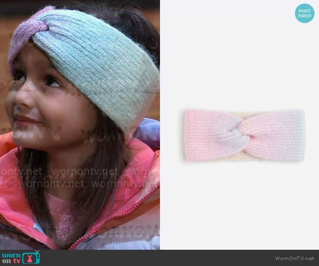 H&M Girls Knit Headband worn by Donna Corinthos (Scarlett Spears) on General Hospital