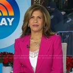 Hoda’s fuchsia blazer on Today