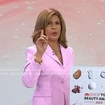 Hoda’s pink blazer and pant suit on Today