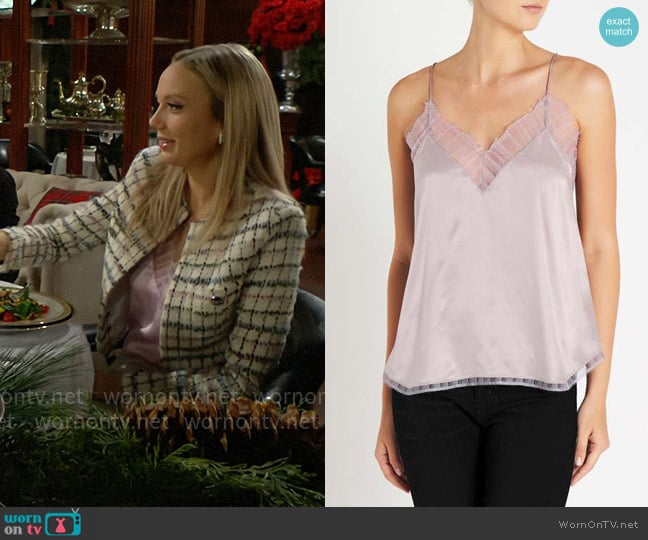 IRO Berwyn Cami worn by Abby Newman (Melissa Ordway) on The Young and the Restless