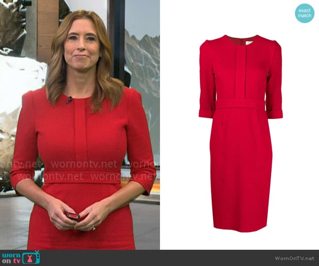 Jane Layla Dress worn by Stephanie Abrams on CBS Mornings