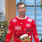 Jerry’s Rudolph Christmas sweater on The Talk