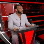 Joh Legend’s grey suit on The Voice