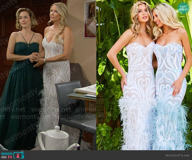 Jovani Style #05667 worn by Brooke Logan (Katherine Kelly Lang) on The Bold and the Beautiful