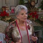 Julie’s floral print jacket on Days of our Lives