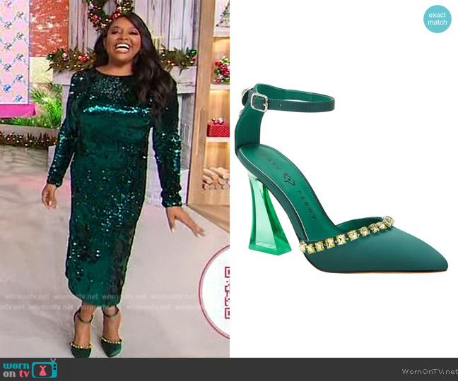 WornOnTV: Sherri’s green sequin dress on Sherri | Sherri Shepherd ...