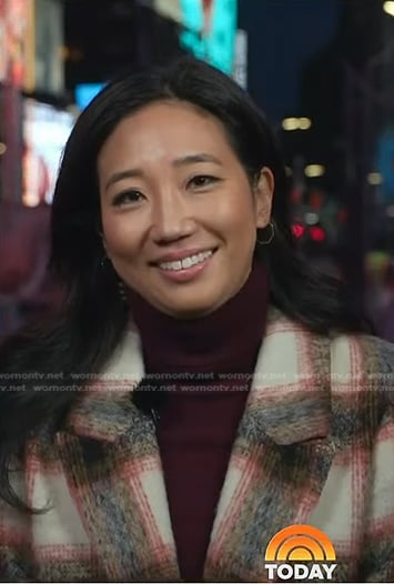 Kathy Park’s plaid coat on Today