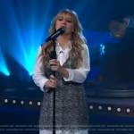 Kelly’s lace layered dress on The Kelly Clarkson Show