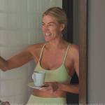 Kristen’s light green sports bra and biker shorts on The Real Housewives Ultimate Girls Trip