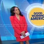 Linsey's pink tweed dress and jacket on Good Morning America