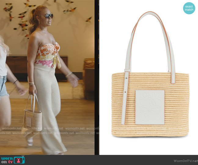 Loewe Paula's Ibiza Bag worn by Gizelle Bryant on The Real Housewives of Potomac