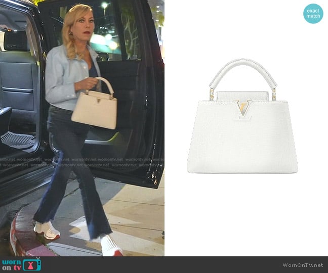 Louis Vuitton Capucines BB Bag worn by Sutton Stracke on The Real Housewives of Beverly Hills