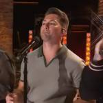 James Maslow’s green polo shirt on The Kelly Clarkson Show