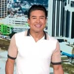 Mario’s colorblock short sleeve shirt on Access Hollywood