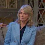 Marlena’s light blue blazer and pant suit on Days of our Lives