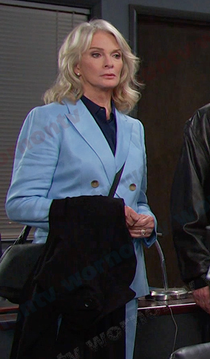 Marlena's light blue suit on Days of our Lives
