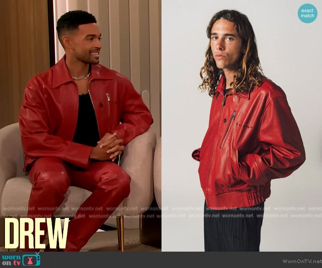 Maxfield LA Opium Den Frank Jacket worn by Noah Rickett on The Drew Barrymore Show