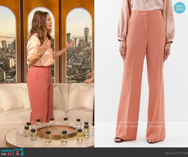 Max Mara Golf trousers worn by Drew Barrymore on The Drew Barrymore Show