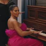 Mia’s pink tulle crop top and pants on The Real Housewives of Potomac