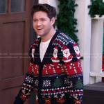 Niall Horan’s ugly christmas cardigan sweater on The Voice