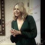 Nicole’s green striped wrap dress on Days of our Lives