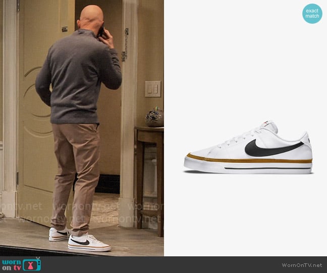 Nike Court Legacy Sneakers worn by Jim Kearney (Jon Cryer) on Extended Family