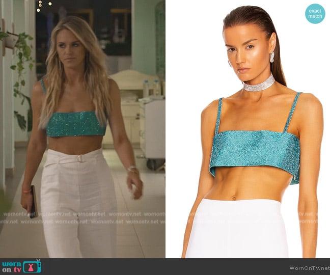 Nue Studio Charlotte Top worn by Olivia Flowers on Southern Charm