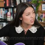 Olivia Rodrigo’s black crochet dress on Today