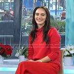 Olivia Perez’s red turtleneck sweater on Today