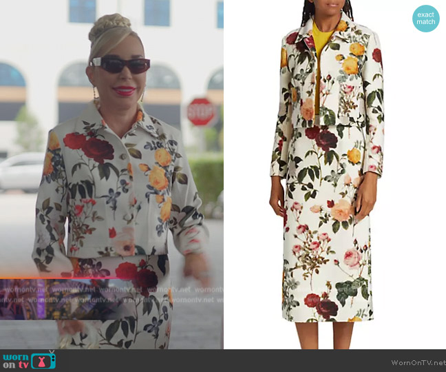 WornOnTV: Marysol’s white floral jacket on The Real Housewives of Miami ...