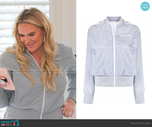 WornOnTV: Heather’s grey lurex track jacket and pants on The Real ...