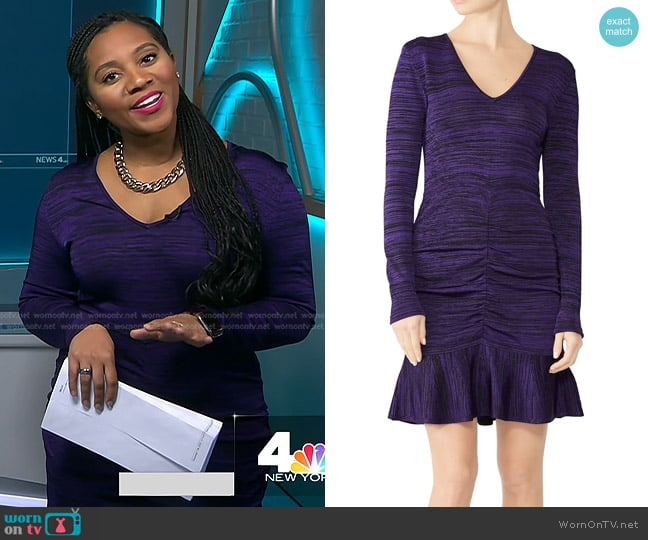 Parker Carla Knit Dress worn by Kay Angrum on NBC News Daily