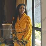 Porsha’s yellow bath robe on The Real Housewives Ultimate Girls Trip