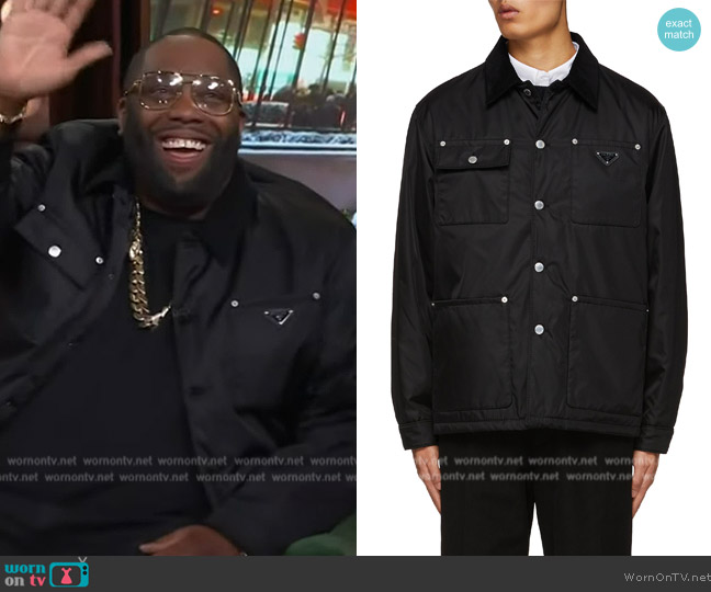 Prada Re-Nylon Blouson Jacket worn by Killer Mike on The Kelly Clarkson Show