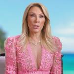 Ramona’s pink lace confessional dress on The Real Housewives Ultimate Girls Trip