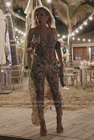 Ramona’s floral print maxi dress on The Real Housewives Ultimate Girls Trip