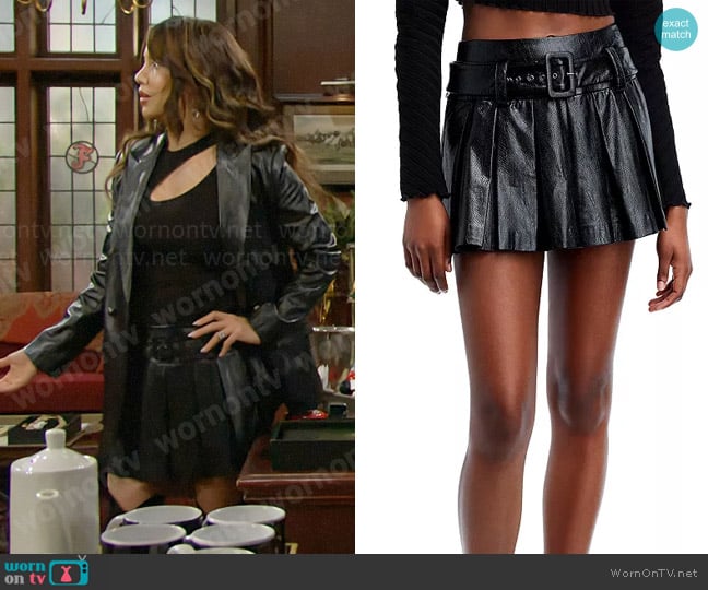 Ramy Brook Natalia Skirt worn by Steffy Forrester (Jacqueline MacInnes Wood) on The Bold and the Beautiful